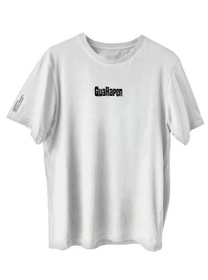 Camiseta urbana estilo oversize en color [negro/blanco] fabricada en algodón premium, con diseño exclusivo de la colección GH impreso en serigrafía de alta definición con motivos de estética streetwear y cultura alienígena.