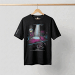 Camiseta negra silueta clásica GuaHapen Torneo San Rafa microfútbol Medellín