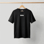 Camiseta oversized negra We are not from here