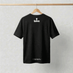 Camiseta negra silueta clásica GuaHapen Torneo San Rafa microfútbol Medellín